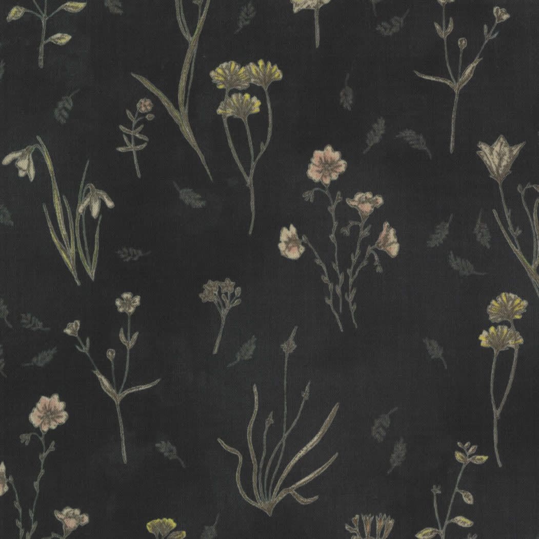 Botanicals 1691114 Flora on Charcoal Grey by Janet Clare for Moda Fabrics Botanicals 1691114 Flora on Charcoal Grey by Janet Clare for Moda Fabrics
