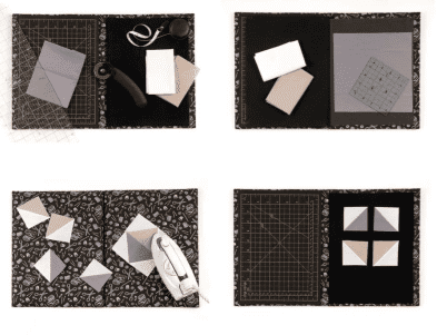 Quilter’s Multi Mat A4 Notions Black by Hemline Gold – Cutting and Pressing Mat Quilter's Multi Mat A4 Notions Black by Hemline Gold - Cutting and Pressing Mat - Image 2