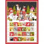 Yappy Christmas! Advent Calendar Price per 60cm panel Yappy Christmas! Advent Calendar Price per 60cm panel