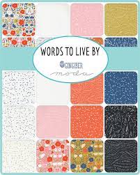 Words to live by Jelly Roll by Gingiber for Moda Fabrics Words to live by Jelly Roll by Gingiber for Moda Fabrics - Image 2
