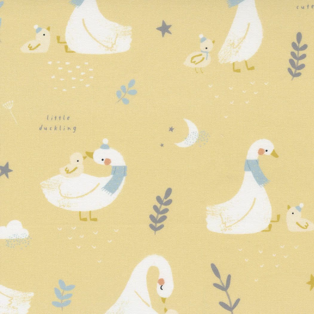 Little Ducklings 2510016 Ducklings on Pale Mustard Yellow by Paper & Cloth for Moda Fabrics Little Ducklings 2510016 Ducklings on Pale Mustard Yellow by Paper & Cloth for Moda Fabrics