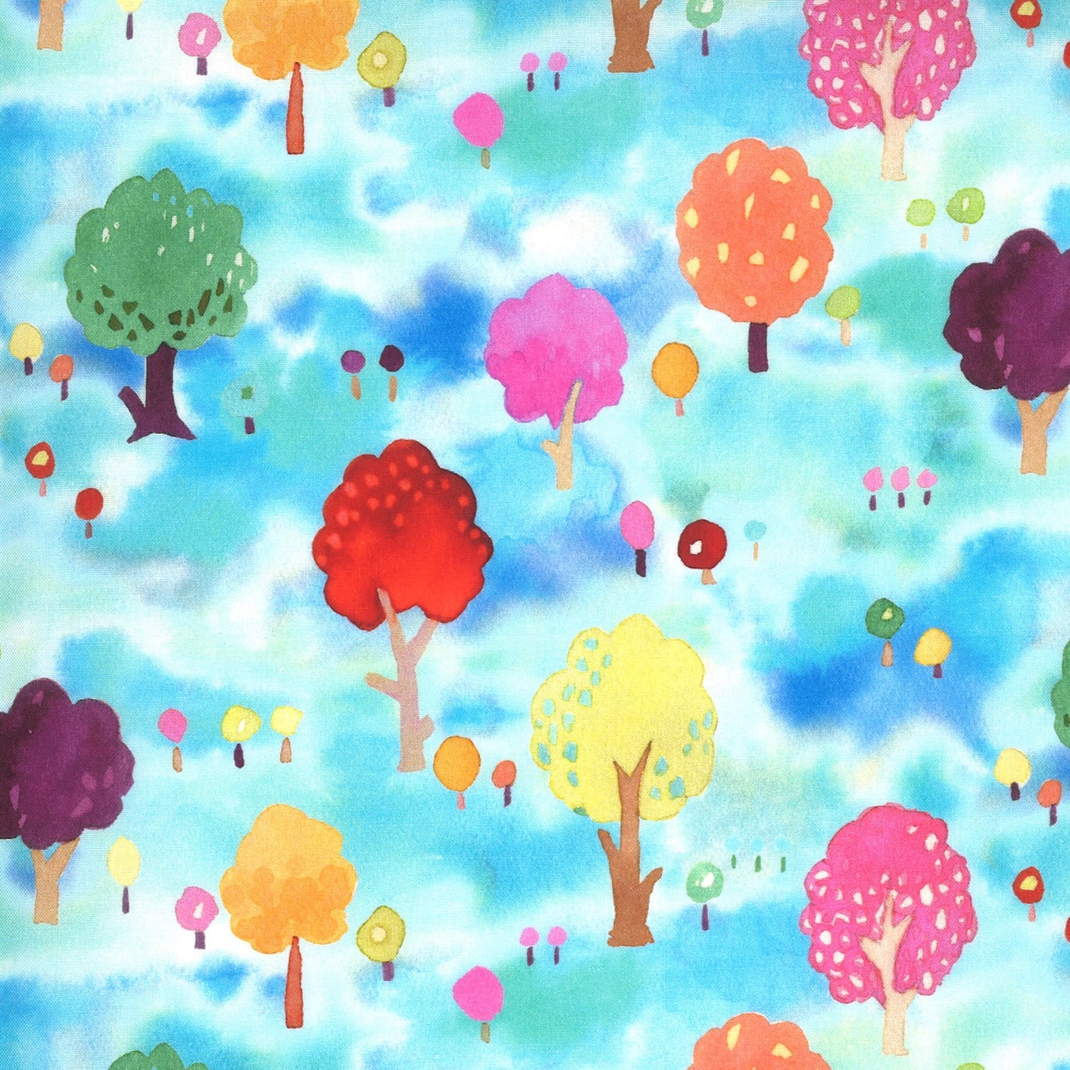 Fanciful Forest 3357214 Trees on Turquoise by MoMo for Moda Fabrics Fanciful Forest 3357214 Trees on Turquoise by MoMo for Moda Fabrics