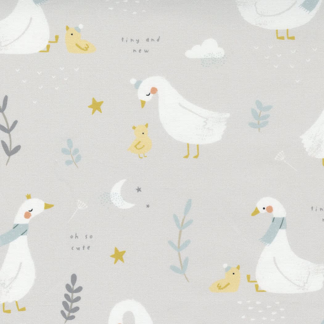 Little Ducklings 2510014 Ducklings on Warm Grey by Paper & Cloth for Moda Fabrics Little Ducklings 2510014 Ducklings on Warm Grey by Paper & Cloth for Moda Fabrics