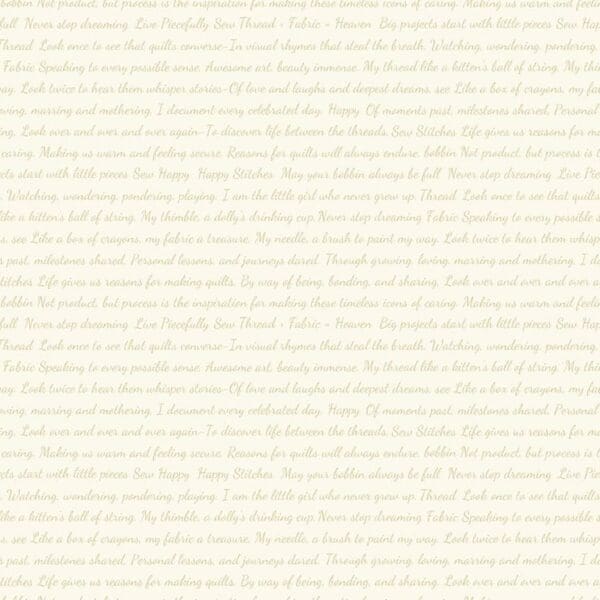 Cloud Nine 9970LN Cream Reasons to Sew fabric by Edyta Sitar for Laundry Basket Quilts Cloud Nine 9970LN Cream Reasons to Sew fabric by Edyta Sitar for Laundry Basket Quilts