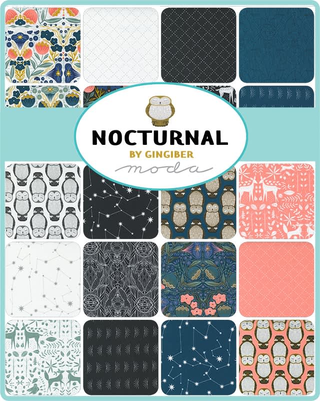 Nocturnal Jelly Roll by Gingiber for Moda Fabrics Nocturnal Jelly Roll by Gingiber for Moda Fabrics - Image 2