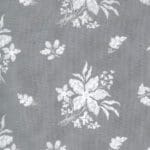 Urban Farmhouse 4913114 White floral on Dove Grey fabric by Moda