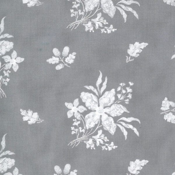 Urban Farmhouse 4913114 White floral on Dove Grey fabric by Moda Urban Farmhouse 4913114 White floral on Dove Grey fabric by Moda