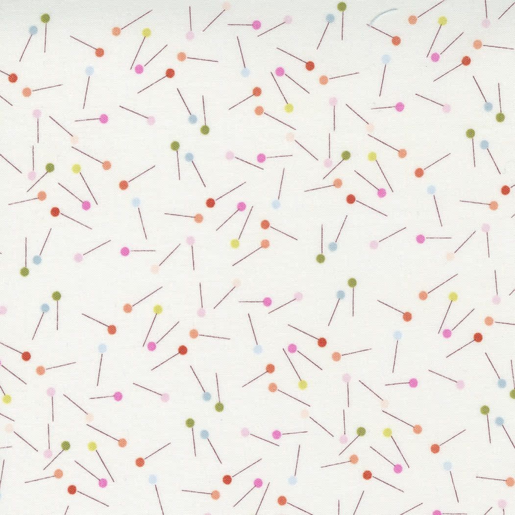 Make Time 2457211 Off White Pins by Aneela Hoey for Moda Fabrics Make Time 2457211 Off White Pins by Aneela Hoey for Moda Fabrics