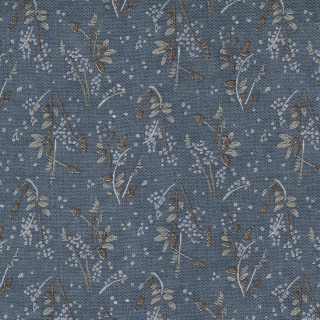 Change of Seasons 686312 Storm Brown Grey Small Foliage on Dk Blue by Holly Taylor for Moda Fabrics Landscape Nature White Change of Seasons 686312 Storm Brown Grey Small Foliage on Dk Blue by Holly Taylor for Moda Fabrics Landscape Nature White