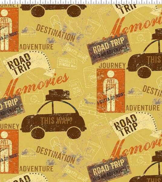 American Vintage Beige 199PYOPM282 Road Trip by Cloth Works Fabrics Beige Orange Brown Sand American Vintage Beige 199PYOPM282 Road Trip by Cloth Works Fabrics Beige Orange Brown Sand