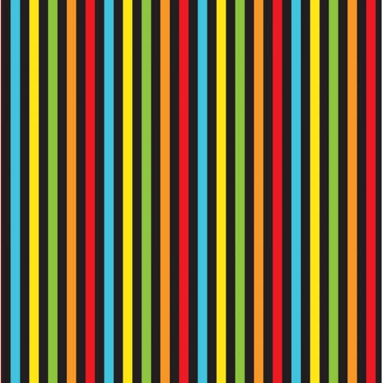89980 Happy Paws 105 Stripe Multi on Black by Nutex fabrics 89980 Happy Paws 105 Stripe Multi on Black by Nutex fabrics