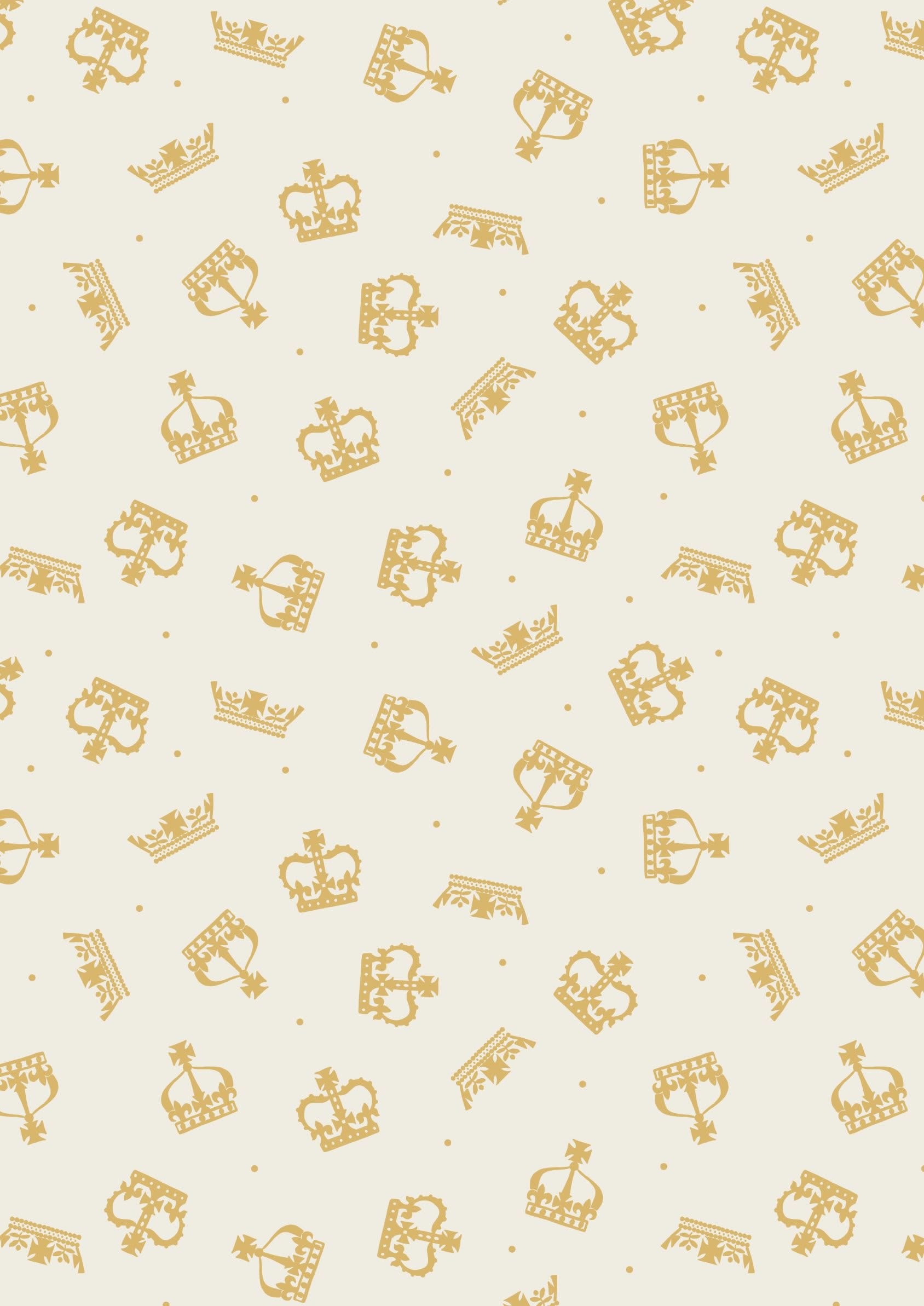 Jubilee A6111 Cream Metallic Gold Crown Icons by Lewis and Irene Fabrics Metallic Gold Jubilee A6111 Cream Metallic Gold Crown Icons by Lewis and Irene Fabrics Metallic Gold