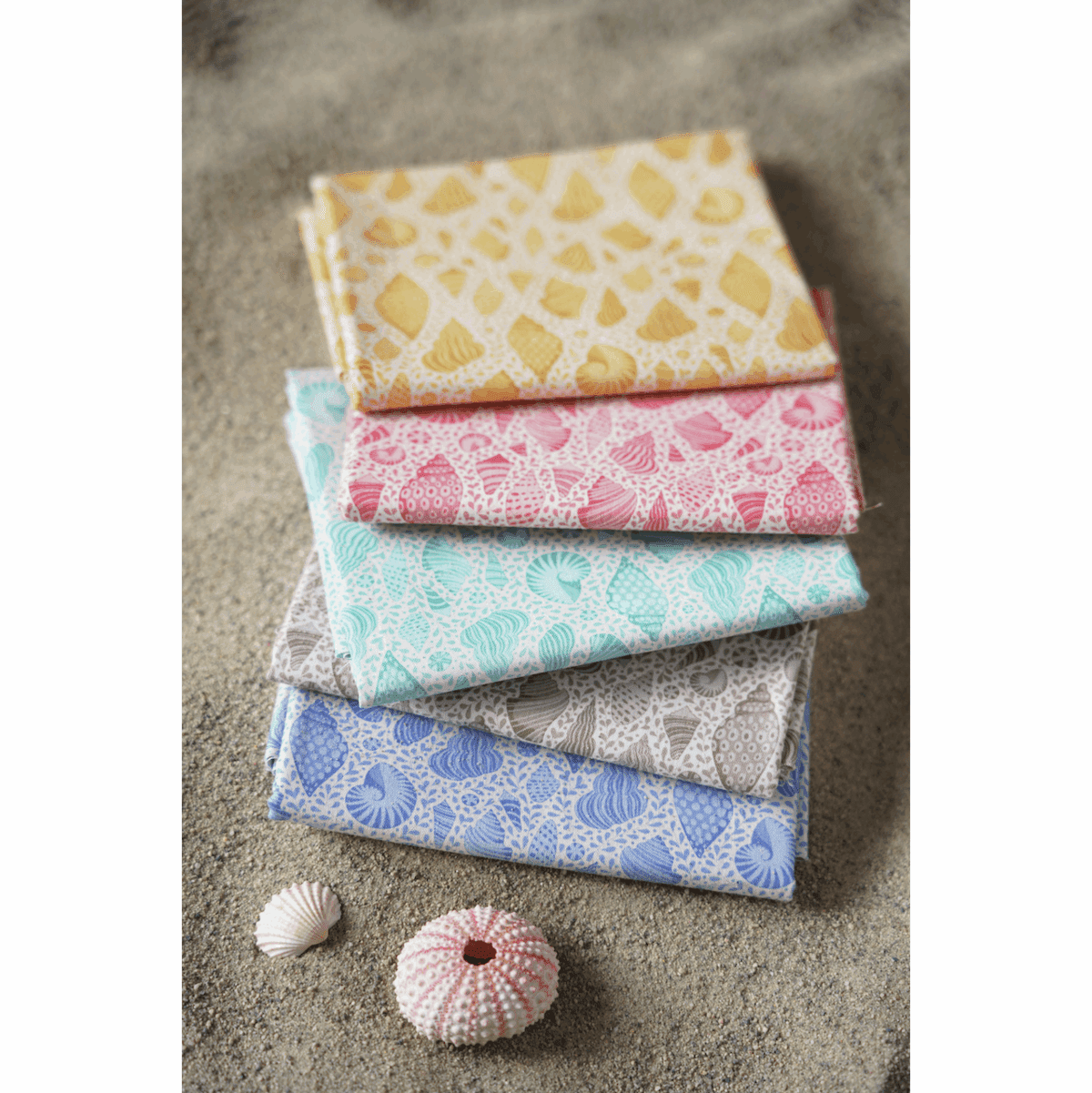 Cotton Beach 110024 Red Beach Shells Icons by Tilda Fabrics Coral Cream Cotton Beach 110024 Red Beach Shells Icons by Tilda Fabrics Coral Cream - Image 2