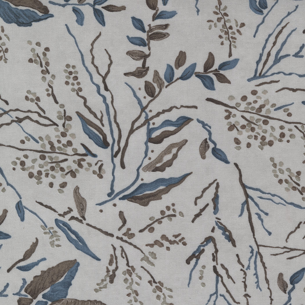 Change of Seasons 686115 Cement Blue Brown Foliage on Grey by Holly Taylor for Moda Fabrics Field Nature Leaf Change of Seasons 686115 Cement Blue Brown Foliage on Grey by Holly Taylor for Moda Fabrics Field Nature Leaf