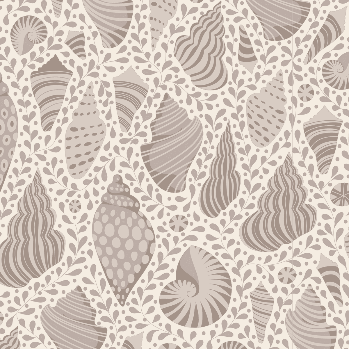 Cotton Beach 110025 Grey Beach Shells Icons by Tilda Fabrics Cream Cotton Beach 110025 Grey Beach Shells Icons by Tilda Fabrics Cream