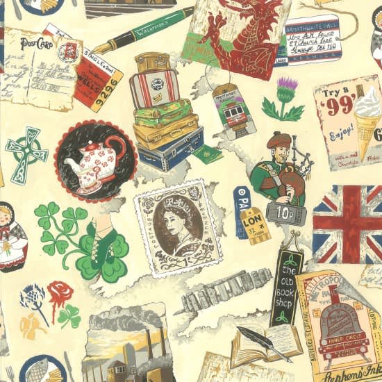 11620 Vintage UK 102 Scatter Symbols on Cream – Union Jack, St George, Queen Elizabeth by Nutex fabric 11620 Vintage UK 102 Scatter Symbols on Cream - Union Jack, St George, Queen Elizabeth by Nutex fabric
