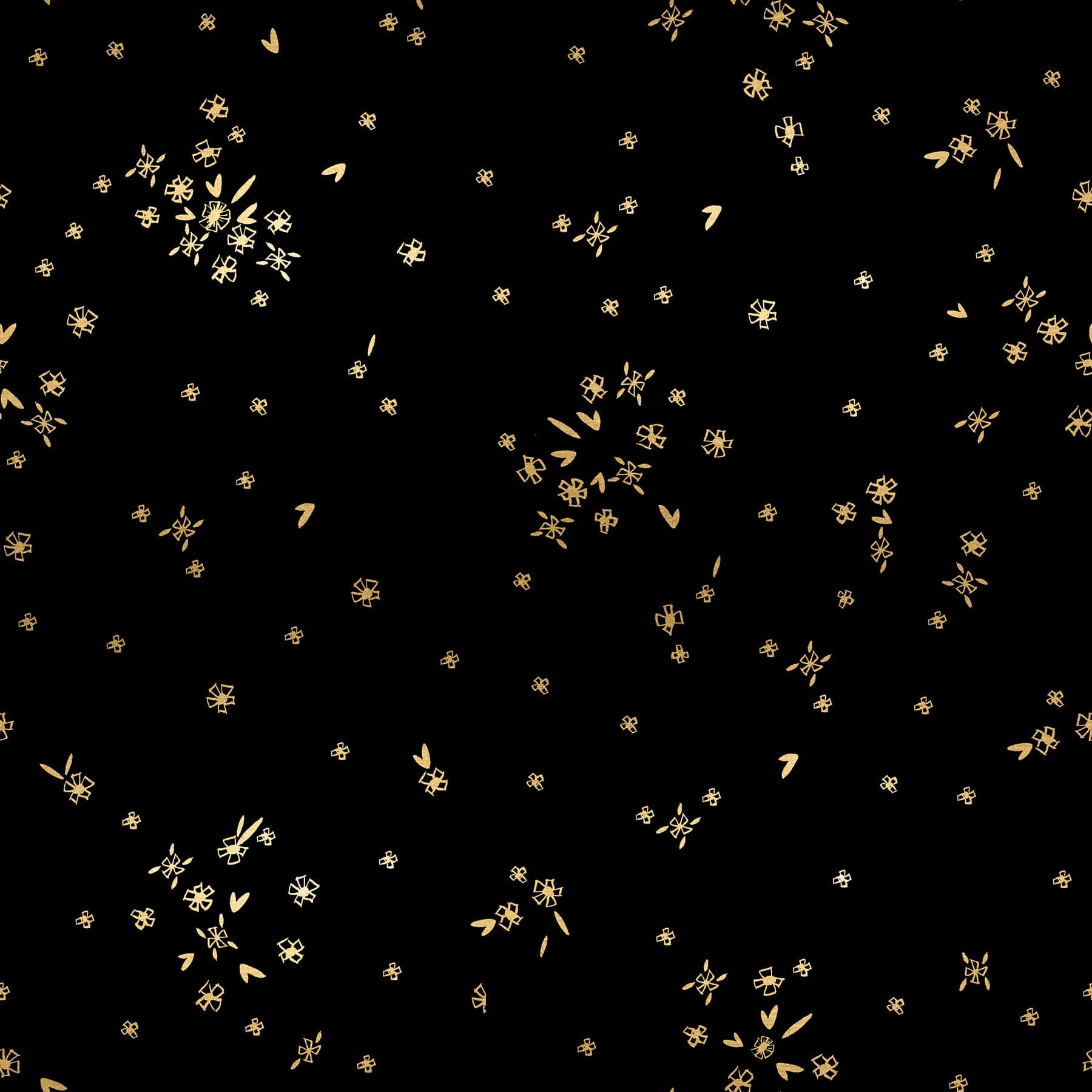 First Light RS504513M Gold Tiny Flowers Wool by Ruby Star Society for Moda Fabrics Metallic Black First Light RS504513M Gold Tiny Flowers Wool by Ruby Star Society for Moda Fabrics Metallic Black