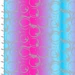 Mixology 18021 Rings Glitter pink purple blue silver fabric by 3Wishes Mixology 18021 Rings Glitter pink purple blue silver fabric by 3Wishes