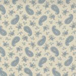 La Vie Boheme 1390420 Marcel Blue on Cream Paisley by French General for Moda fabrics