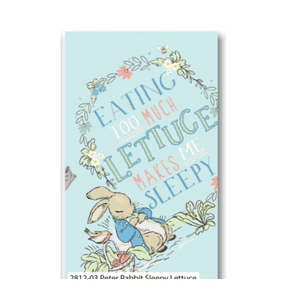 Peter Rabbit 281203 Sleepy Lettuce on Green by Visage Textiles Peter Rabbit 281203 Sleepy Lettuce on Green by Visage Textiles