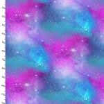 Star Cosmic Sky Glitter 18050 Pink Purple Blue fabric by 3Wishes Star Cosmic Sky Glitter 18050 Pink Purple Blue fabric by 3Wishes