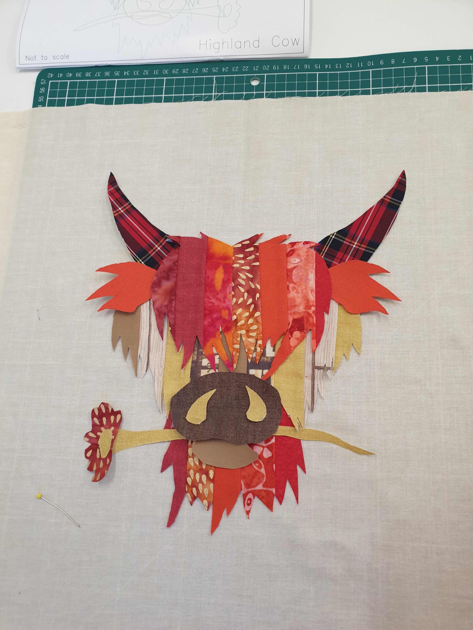 Highland Cow Applique Workshop Weds 14th September Highland Cow Applique Workshop Weds 14th September - Image 2