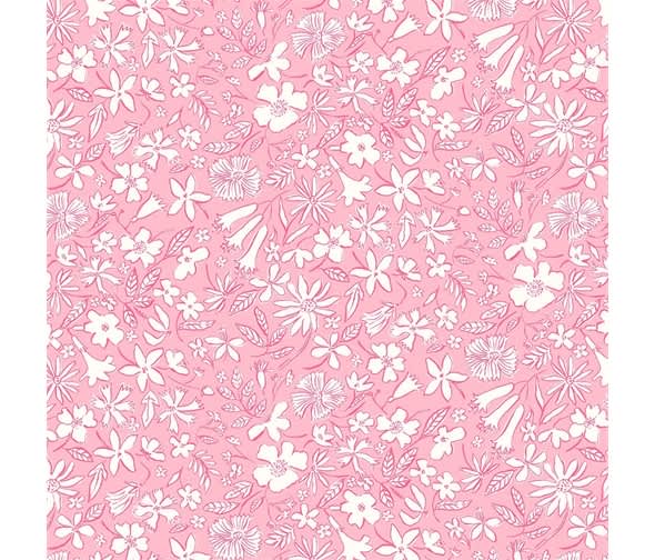 Riviera 459B Summer Sketch on Pink by Liberty Fabrics Riviera 459B Summer Sketch on Pink by Liberty Fabrics
