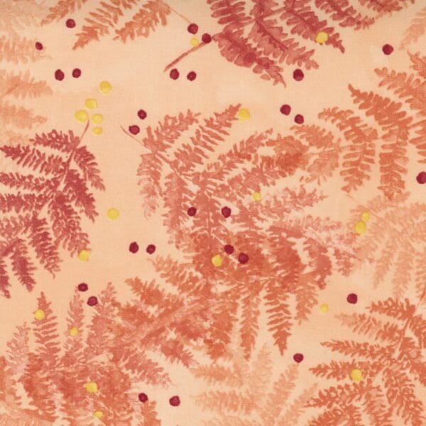 Carolina Lilies 4870214 Ferns on Peach by Moda fabrics Carolina Lilies 4870214 Ferns on Peach by Moda fabrics