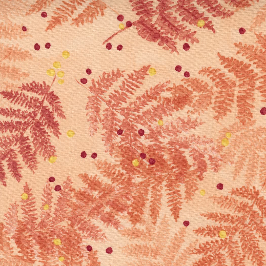 Carolina Lilies 4870214 Ferns on Peach by Moda fabrics Carolina Lilies 4870214 Ferns on Peach by Moda fabrics