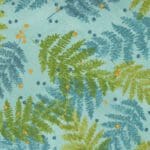 Carolina Lilies 4870219 Ferns on Aqua by Moda fabrics