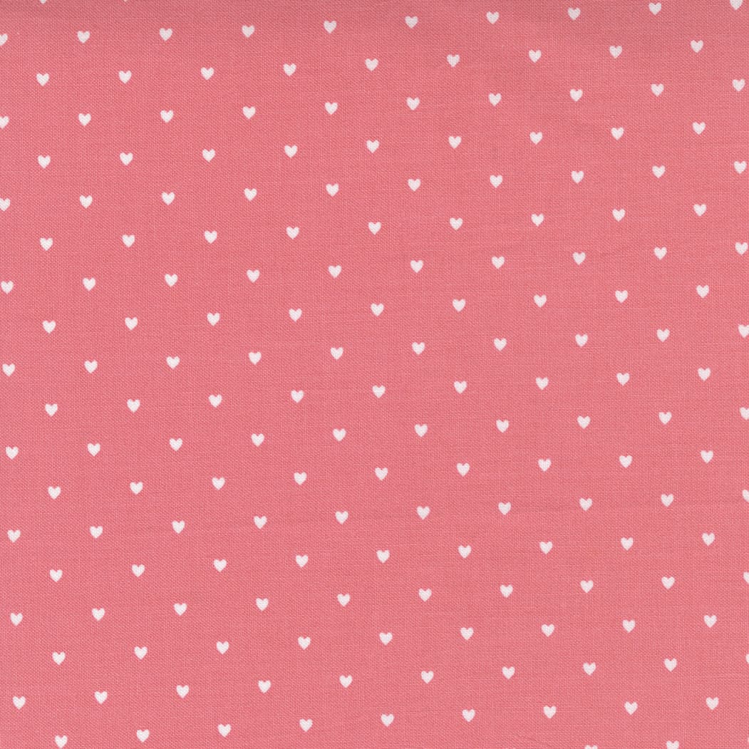 Love Note 515515 Hearts on Tea Rose Pink by Lella Boutique for Moda fabrics Love Note 515515 Hearts on Tea Rose Pink by Lella Boutique for Moda fabrics