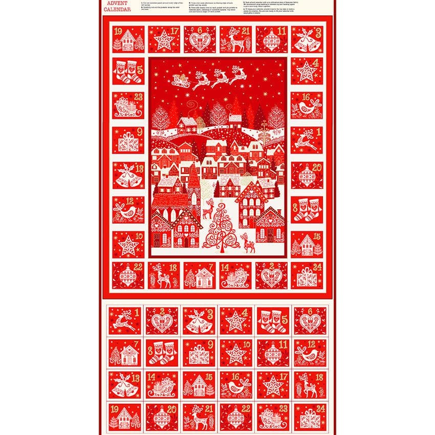 Scandi 24631 Advent Calendar Panel Scandi 24631 Advent Calendar Panel