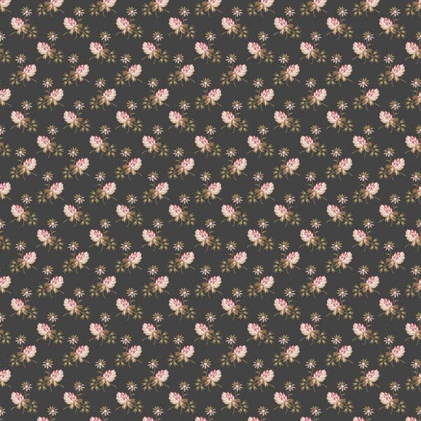 Moonstone 9451K Clover Coal dark Grey fabric by Edyta Sitar for Laundry Basket Quilts Moonstone 9451K Clover Coal dark Grey fabric by Edyta Sitar for Laundry Basket Quilts