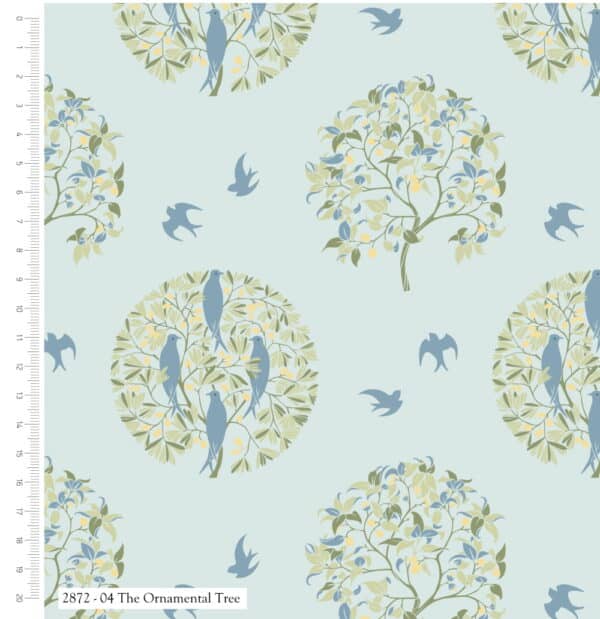 Birds in Nature 287204 The Ornamental Tree by Voysey for V&A fabrics Birds in Nature 287204 The Ornamental Tree by Voysey for V&A fabrics