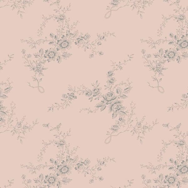 Moonstone 9452E Bells of Ireland Pink fabric by Edyta Sitar for Laundry Basket Quilts Moonstone 9452E Bells of Ireland Pink fabric by Edyta Sitar for Laundry Basket Quilts