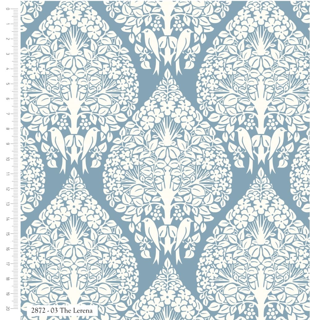 Birds in Nature 28723 The Lerena by Voysey for V&A fabrics Birds in Nature 28723 The Lerena by Voysey for V&A fabrics