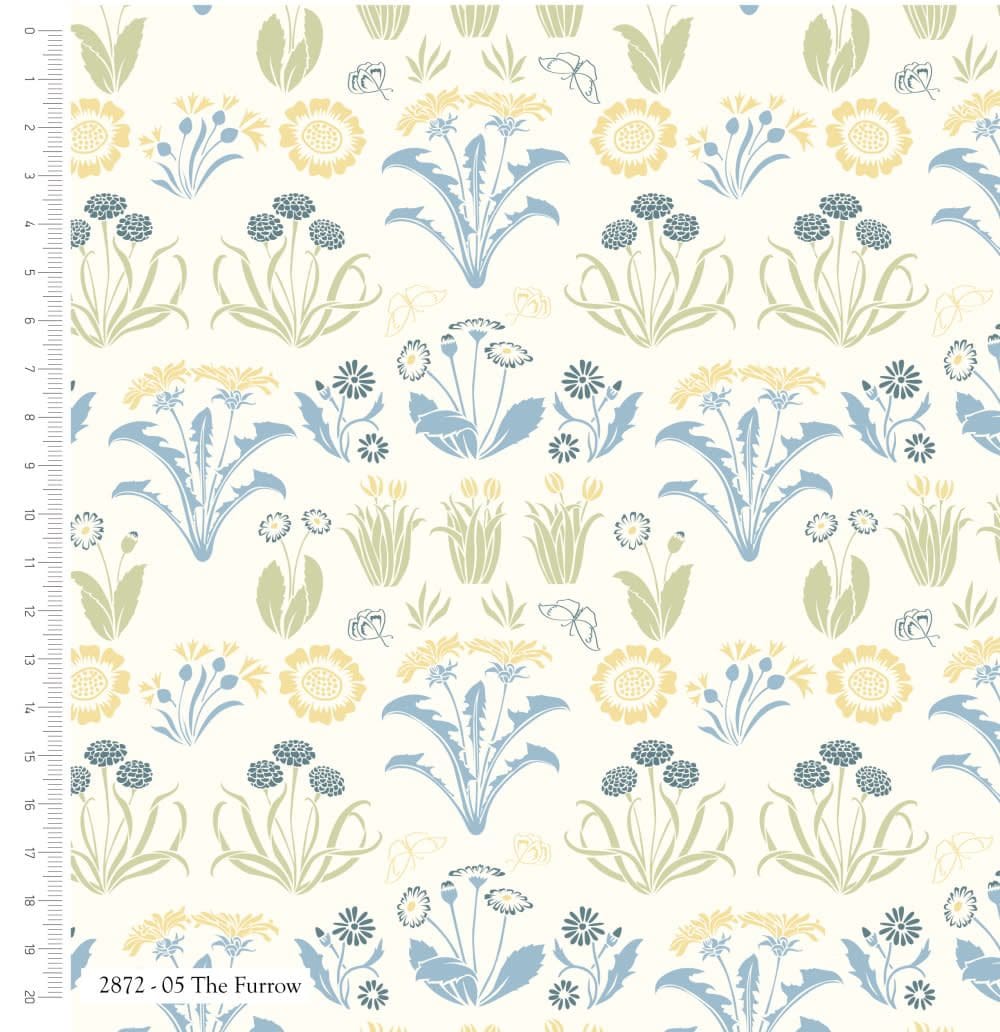 Birds in Nature 287205 The Furrow by Voysey for V&A fabrics Birds in Nature 287205 The Furrow by Voysey for V&A fabrics
