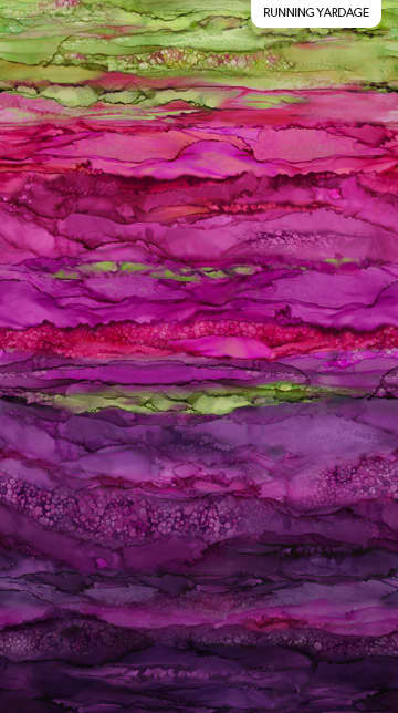Bliss Ombre 2423528 Pink & Green waves by Northcott fabrics Bliss Ombre 2423528 Pink & Green waves by Northcott fabrics
