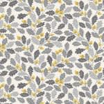 Heather & Sage 2532S Oak Leaf on Grey by Makower Fabrics Heather & Sage 2532S Oak Leaf on Grey by Makower Fabrics