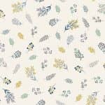 Heather & Sage 2533Q Sprig Scatter on Cream by Makower Fabrics Heather & Sage 2533Q Sprig Scatter on Cream by Makower Fabrics