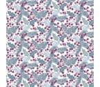 LIBERTY 6022B Woodland Christmas Winterberry Holly Teal Pink Lasenby Cotton fabrics LIBERTY 6022B Woodland Christmas Winterberry Holly Teal Pink Lasenby Cotton fabrics
