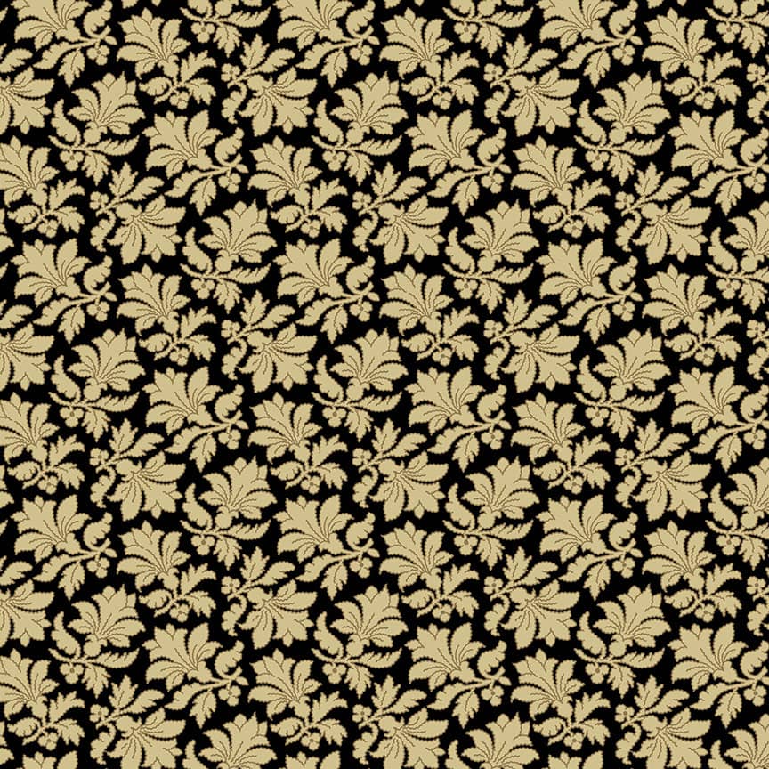 Belle Rose 29718K Damask Dutch Floral Black by Renee Nannaman for Andover fabrics Belle Rose 29718K Damask Dutch Floral Black by Renee Nannaman for Andover fabrics