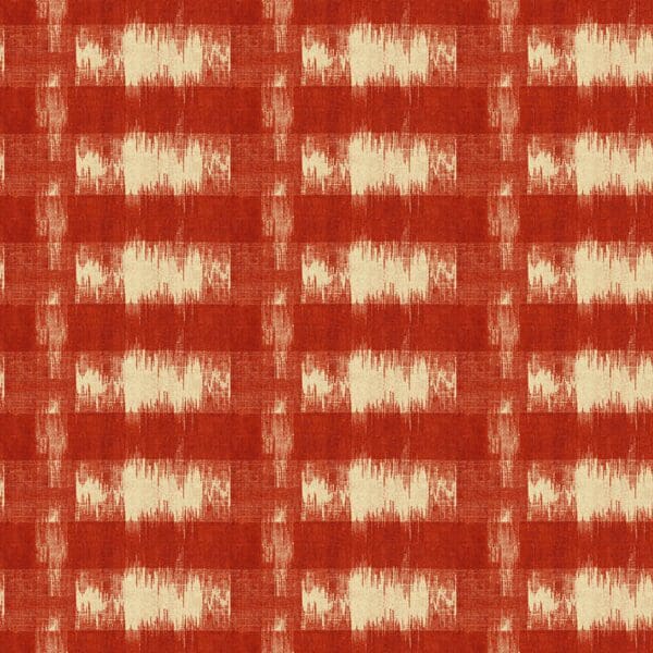 Belle Rose 2972R Ikat Plaid Scarlet Red Cream by Renee Nannaman for Andover fabrics Belle Rose 2972R Ikat Plaid Scarlet Red Cream by Renee Nannaman for Andover fabrics