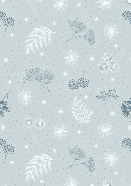 Secret Winter Garden A659.1 Silver Grey Dandelions by Lewis & Irene fabrics Secret Winter Garden A659.1 Silver Grey Dandelions by Lewis & Irene fabrics