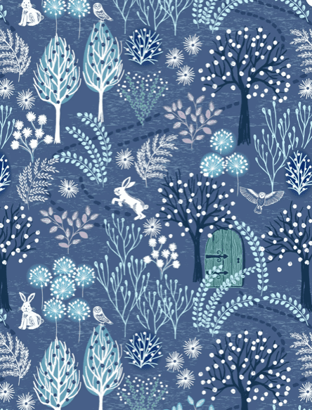 Secret Winter Garden TWILIGHT 6 x FQ BUNDLE by Lewis & Irene fabrics Secret Winter Garden TWILIGHT 6 x FQ BUNDLE by Lewis & Irene fabrics