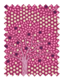 Hometown 100471 Applegarden Plum by Tilda fabrics Hometown 100471 Applegarden Plum by Tilda fabrics