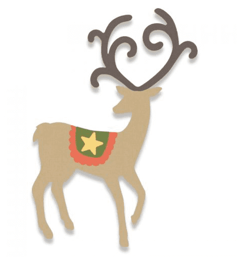 Sizzix Bigz Die – Graceful Reindeer Sizzix Bigz Die - Graceful Reindeer