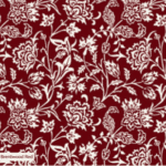 V & A Winter Garden 293203 Brentwood Red by William Morris for Make+Believe fabrics