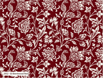 V & A Winter Garden 293203 Brentwood Red by William Morris for Make+Believe fabrics V & A Winter Garden 293203 Brentwood Red by William Morris for Make+Believe fabrics