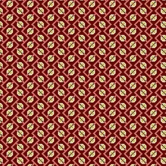 Primrose 527NE Medallion in Ruby Red by Edyta Sitar for Laundry Basket Quilts Primrose 527NE Medallion in Ruby Red by Edyta Sitar for Laundry Basket Quilts